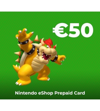 eShop Prepaid Card EUR 50 ES Nintendo eShop Key 